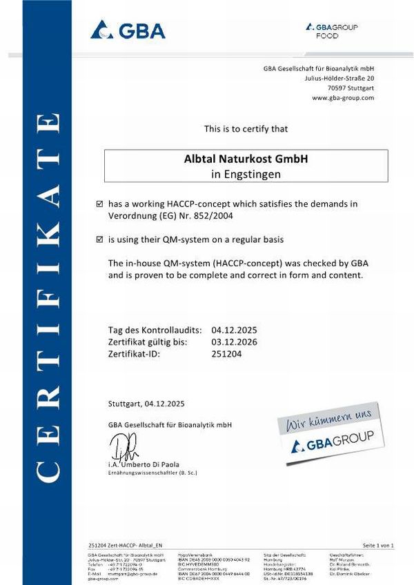Certificate from ZertExpert